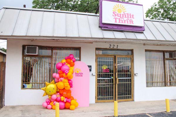 Before the fun of Sunlit Thrift's grand opening day!