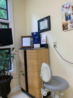 My view from the chair