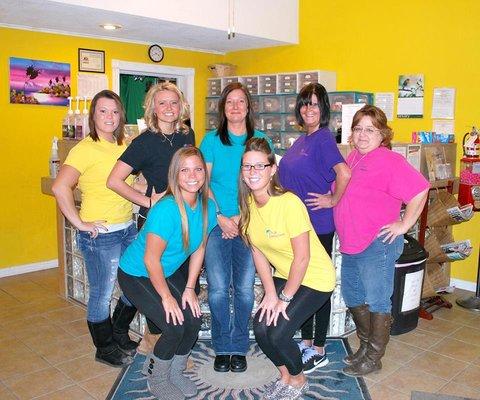 Staff photo shoot for Island Sun Times Magazine