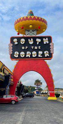 South of the border