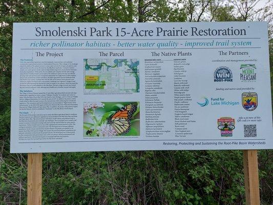 15 acre restoration project