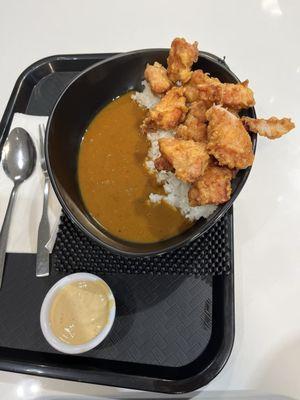Chicken Karaage Curry - level 1 a bit spicy