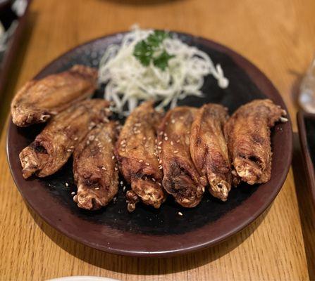 Furaibo's chicken wings, "regular spicy"