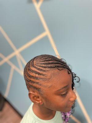 Kid boho lemonade braids