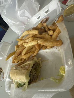 Already ate half but so good