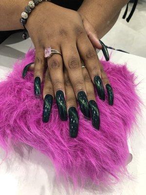 Cat eyes nail by Katherine!!!!