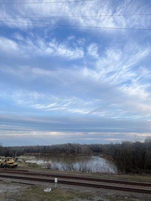 The view from the patio