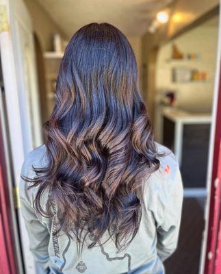 Mocha brown hair color