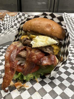 Mondays are specials on burgers.