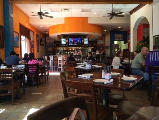 Looking toward the bar