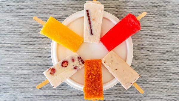 Authentic Mexican flavored popsicles