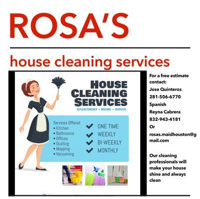 Rosa’s House Cleaning Services