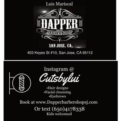 Cutsbylui offer quality haircuts
U can also find me on IG @cutsbylui
Or text (650)4178338 for appointments