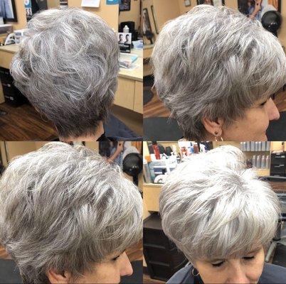 The girls specialize in cutting layers bobs layers and razor. Leave with the look you have always dreamed of.