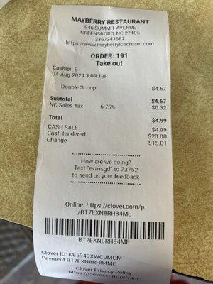 Mayberry Ice Cream Restaurants