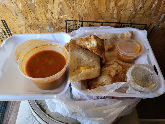 Mother's Day masala dosa and sambar (served in my horse's ta kroom).