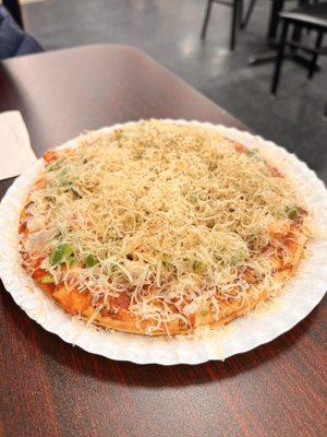 Indian Vegetable Pizza