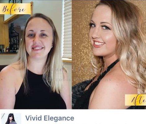 Before and After! Hair and Makeup