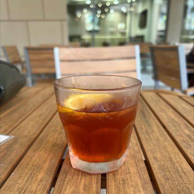 A double old fashioned. Got the job done.