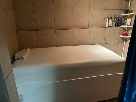 Here's another one of their comfy massage tables.