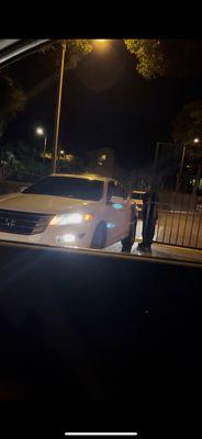 Security guard picks and chooses sides