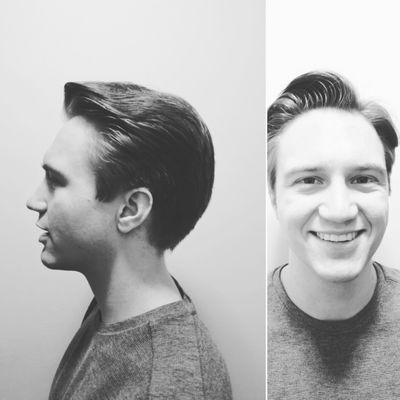 Logans Art. Trendy yet Classic. Styles that fit the clients look and persona.