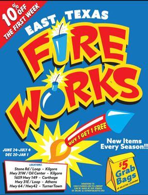 East Texas Fireworks