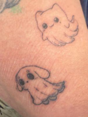 Ghost dog and ghost cat