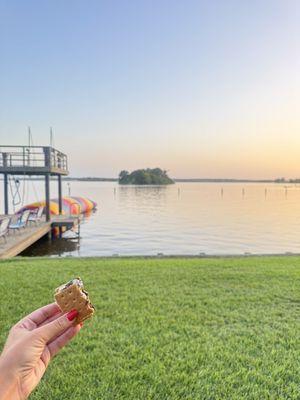 Smores by the lake!