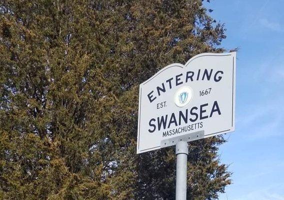 Entering Swansea at the Warren line.