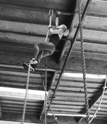 I can rope climb now!!