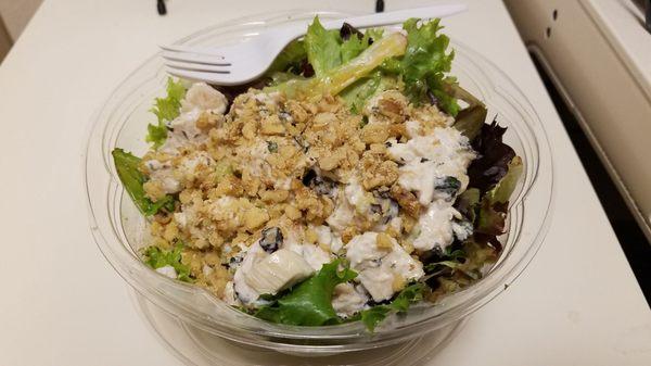 #9 Chicken Salad Salad (contains raisins that aren't listed on the menu description)