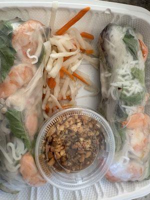 Take out: FAT summer rolls!