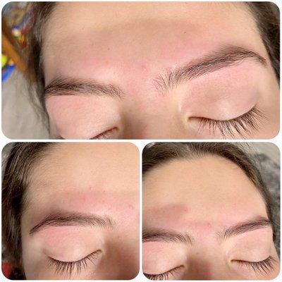 Eyebrow threading
