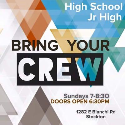 Youth group every sunday night