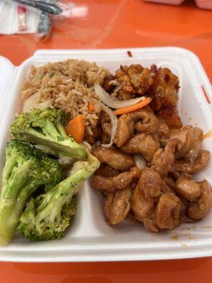 General Tsao and teriyaki chicken