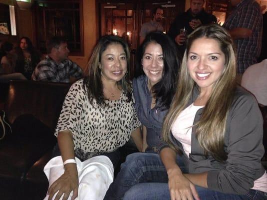 Enjoying so food and drinks...