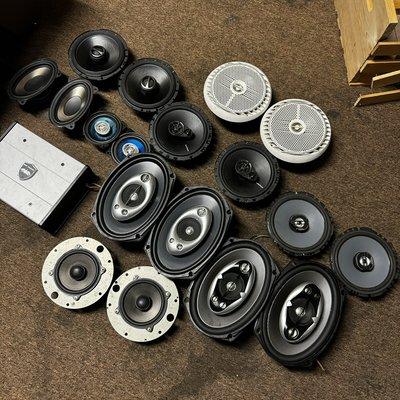 Mixed Brand Used Door Speakers $10+ Cheap Have available .... open 7 days swing by to check.