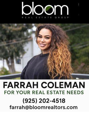 Farrah Coleman - Bloom Real Estate Group