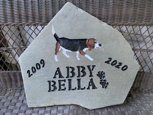 Custom pet memorial