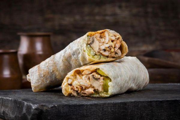 chicken shawarma wrap