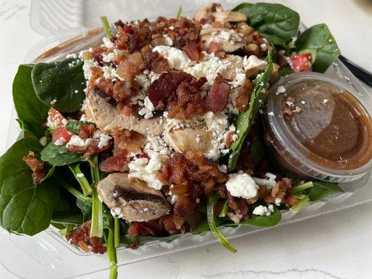 Spinach and Bacon Salad