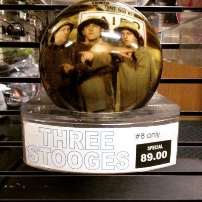 The new Three Stooges bowling ball, which is only available in 8 lbs.