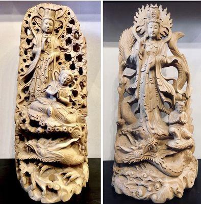 Crocodile wood! Kuan Yin!