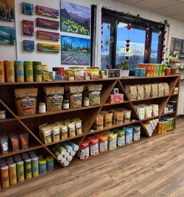 A wonderful selection of locally made snacks, pantry products, and kitchen staples!