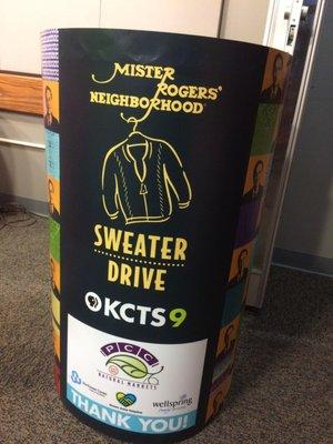 Mister Rogers Sweater Drive for KCTS 9