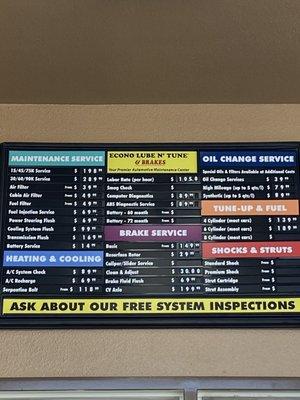 Econo Lube N' Tune & Brakes