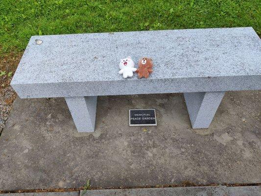 Peace Garden bench