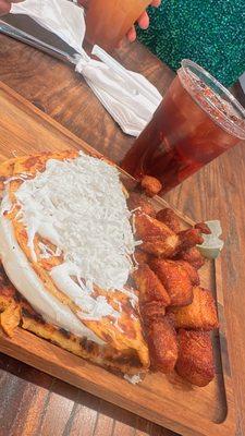 Cachapa con cochino ufff