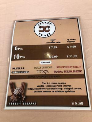 Churro Craze Food Cart